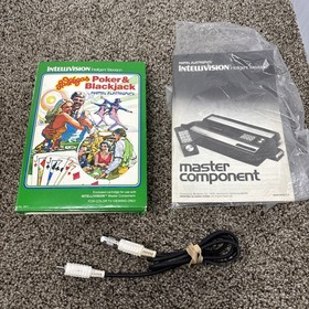 Intellivision Video Game console Tested Working Vintage Bundle IN BOX CIB TESTED