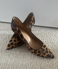 Ning West Woman's Dressing Pumps size 7 with animals print pattern