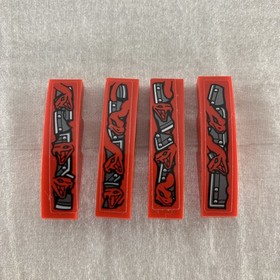 LEGO Ninjago vehicle from 70624 Vermillion Invader: mostly complete + sub parts