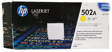 HP LaserJet 502A Yellow Q6472A Toner Cartridge New Sealed With Open Box