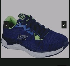 Image of Skechers Boy's Solar Fuse Trainers SN400014L/BLNV BLUE / NAVY size UK 13.5
