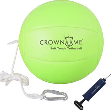 Tetherball Ball and Rope Set- Tetherball Ball with Rope and Carabineer Hoop