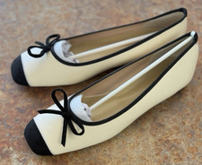 C. Paravano Women's Square toe Bowknot Slip-On Ballet Flat Size 11.5 New in Box