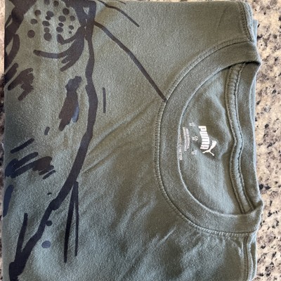 PUMA Shirt For Men s Short Sleeve Green Color