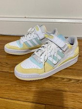 Adidas Mid-Top White Sneakers Multicolor / Me...
