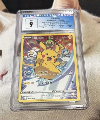 Pikachu SWSH020 SWSH: Sword & Shield Promo CGC 9