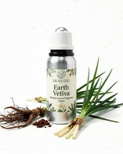 Aceite de perfume Earth Vetiva Ruh Khus Attar 100 ml fragancia vetiver sin alcohol
