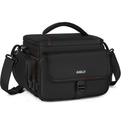 DSLR Gadget Bag, Crossbody Bag for Photographers, Solid Water-resistant Trave...