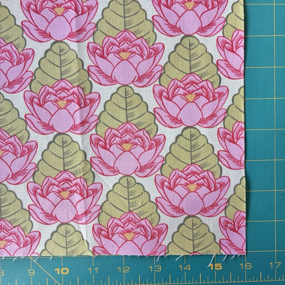 FQ - OOP Amy Butler莲花Rowan织物绗缝棉织物 — 第 4/4 张图片