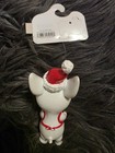 2025 4.5" Resin Bullseye Christmas Dinner Tree Ornament Wondershop Decor Holiday — photo 4