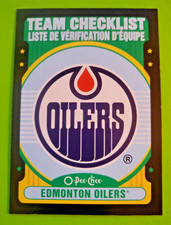 2021-22 O-pee-chee #562 Edmonton Oilers Checklis RETRO BLACK SP #037/100