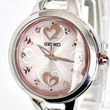 Seiko Ladies Radio Solar Watch 2.6cm Stainless Steel Used