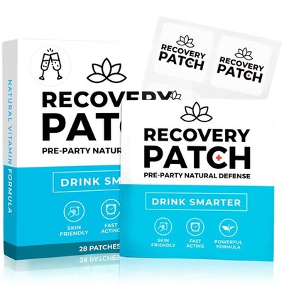 Party Treats Recovery Patches 28 Pack - Wake Up 28 Pack, Transparent 