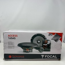 Focal Access 165AS 6.5in 2-Way Component Car Speakers Black/Gray
