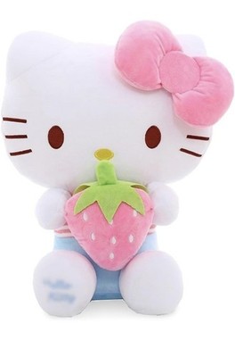 Hello Kitty Plüschtier 30 Cm, Herz-Design, Niedlich, Kuscheltier