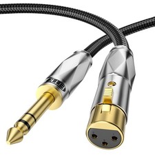 Balanced 6.35mm to XLR Cable, Male to Female XLR to 1/4 Inch Cable, XLR to 6....