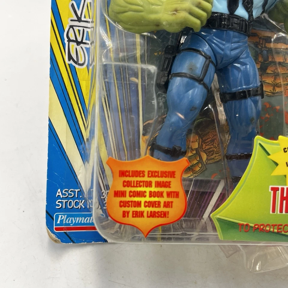 Figura de colección 1995 TMNT The Savage Dragon The Savage Dragon Playmates juguete NUEVO Foto 4 de 4