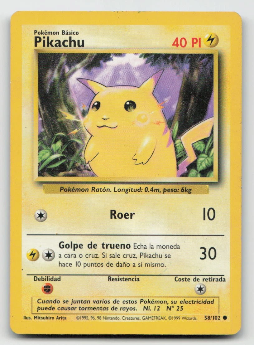 Pikachu 058/102 Base Set for sale | eBay