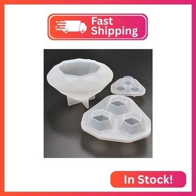 3 Style Diamond Shape Epoxy Mold Resin DIY Diamond Making Silicone Mold Kit