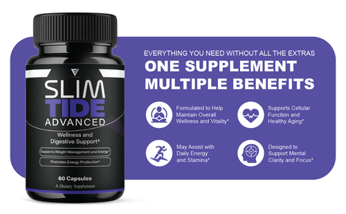 (3 Pack) Slimtide Advanced Health Management Capsules, Slim Tide (180 Capsules) - Picture 4 of 13