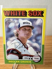 Declan Cronin 2024 Topps Heritage Baseball #337 Chicago White Sox Rookie RC