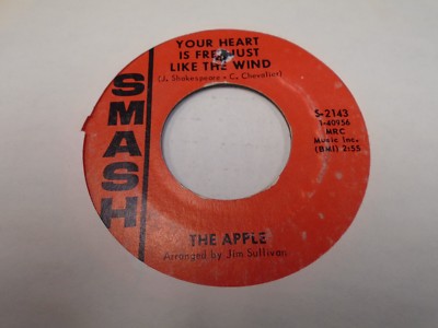 The Apple Your Heart Is Free Like the Wind Thank U Very Much 7'' 45 rpm Smash VG