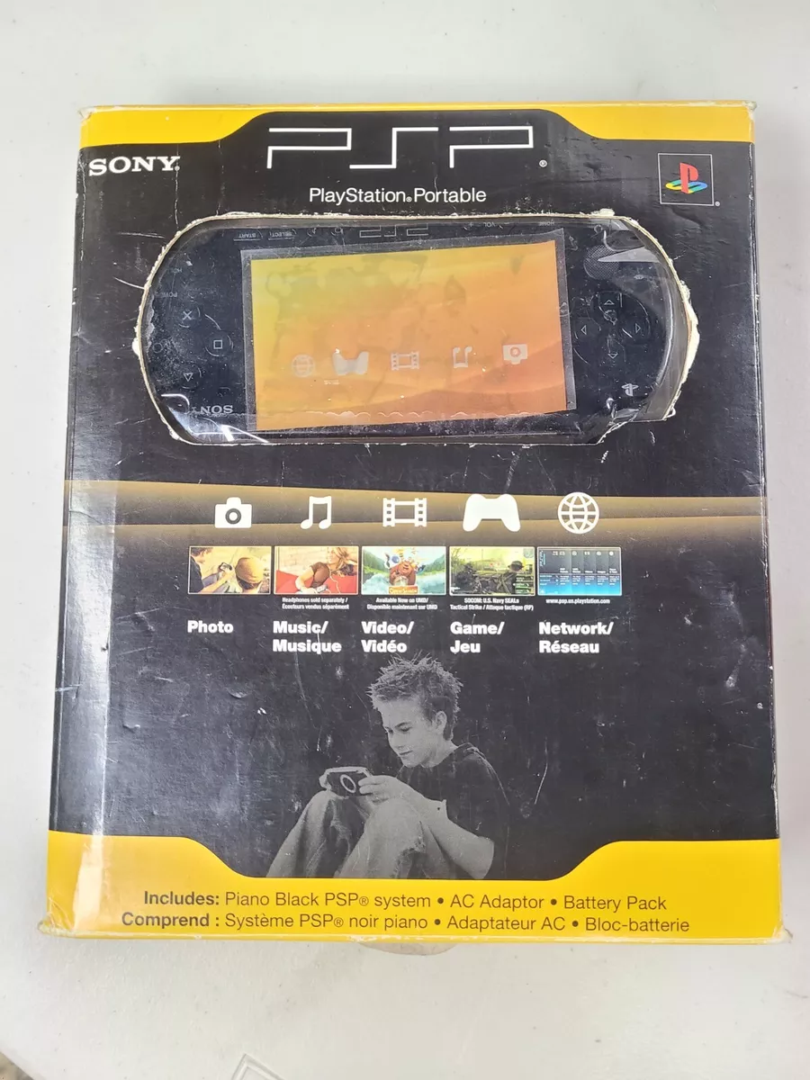 Sony PSP 2000 Launch Edition Handheld System With Box - Piano Black Tested  711719851004 | eBay