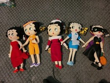 New Lot 5 Collectable Betty Boop 17" Stuffed Doll-Kellytoy