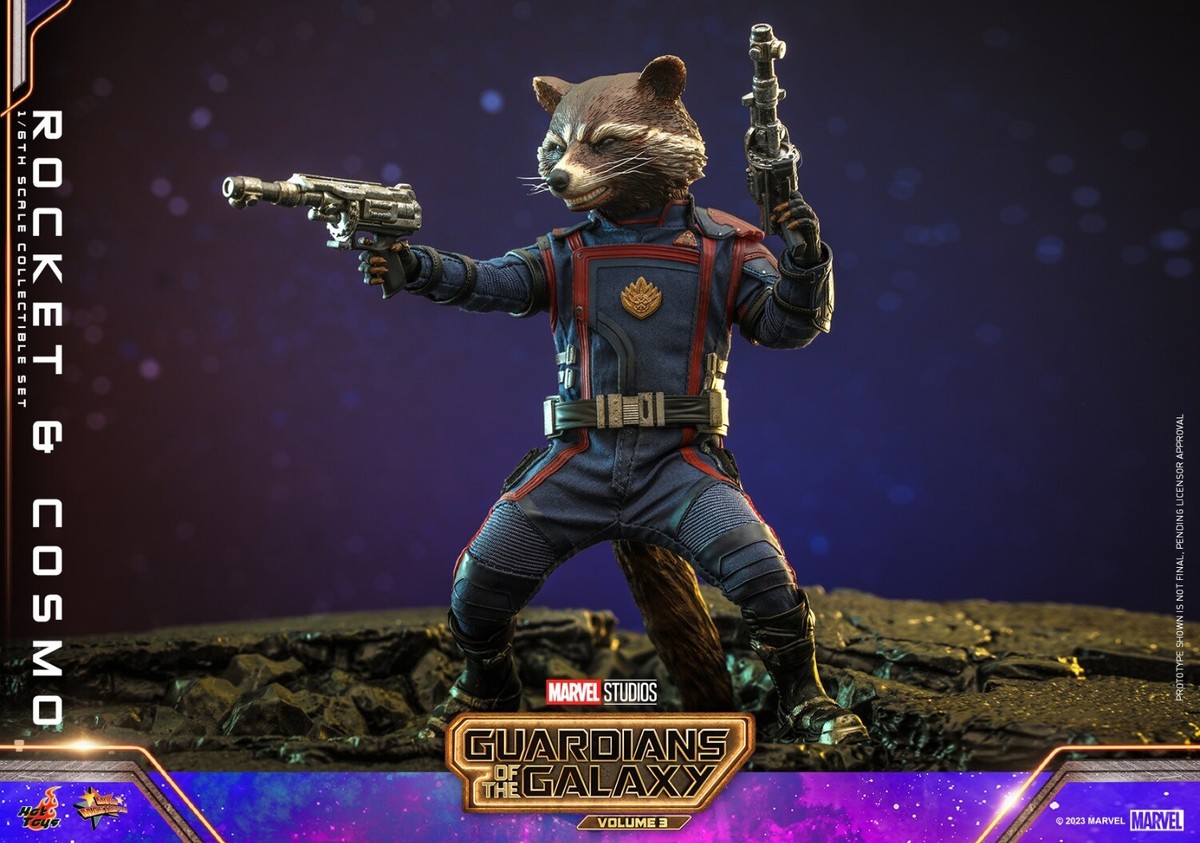 Hot Toys MMS708 Guardians of the Galaxy Vol. 3 1/6 scale Rocket