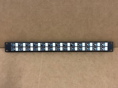 F-81 COAX Patch Panel 19'' 26 Port 3GHz Connector CATV NEW