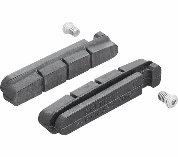 Shimano Bremsbelag R55C3 FüR Cartridge Bremsschuh, FüR Alufelge, 50 Paar (Lose I-image
