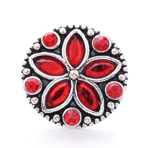 Top diamantes de imitación 18 mm botón a presión combinación múltiple dijes a presión para broches de presión joyería - Imagen 91 de 93