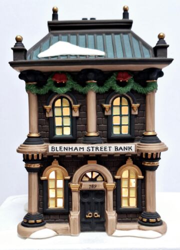 Department 56 Heritage Collection Dickens Series Blenham Street Bank RETIRED