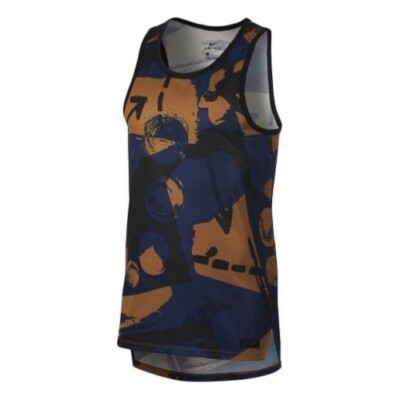 Nike KD Hyper Elite Herren Basketball Tank Top 926264-410 Mehrfarbig Gr.M Neu