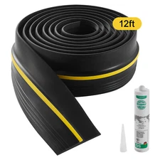 Garage Door Threshold Seal Strip 12 FT Universal Bottom Waterproof PVC