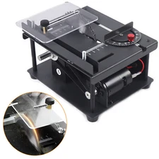 4.3" Mini Electric Table Saw Power Tool Metal Wood Cutting Machine 110-240v