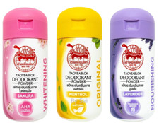 Taoyeablok Deodorant Powder Natural Thai Herbal Alum Antiperspirant 3 Formula