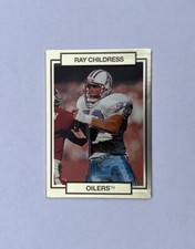 1990 Hi-Pro Action Packed - Ray Childress #91 - 3D Gold Foil - Houston Oilers