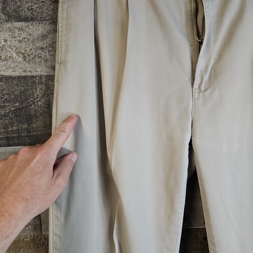 Vintage POLO Ralph Lauren Men’s Clothes SZ 36X34 Hammond Khaki Chino Pants - Picture 7 of 17