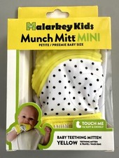 Malarkey Kids Munch Mitt Mini - Yellow Polka Dot
