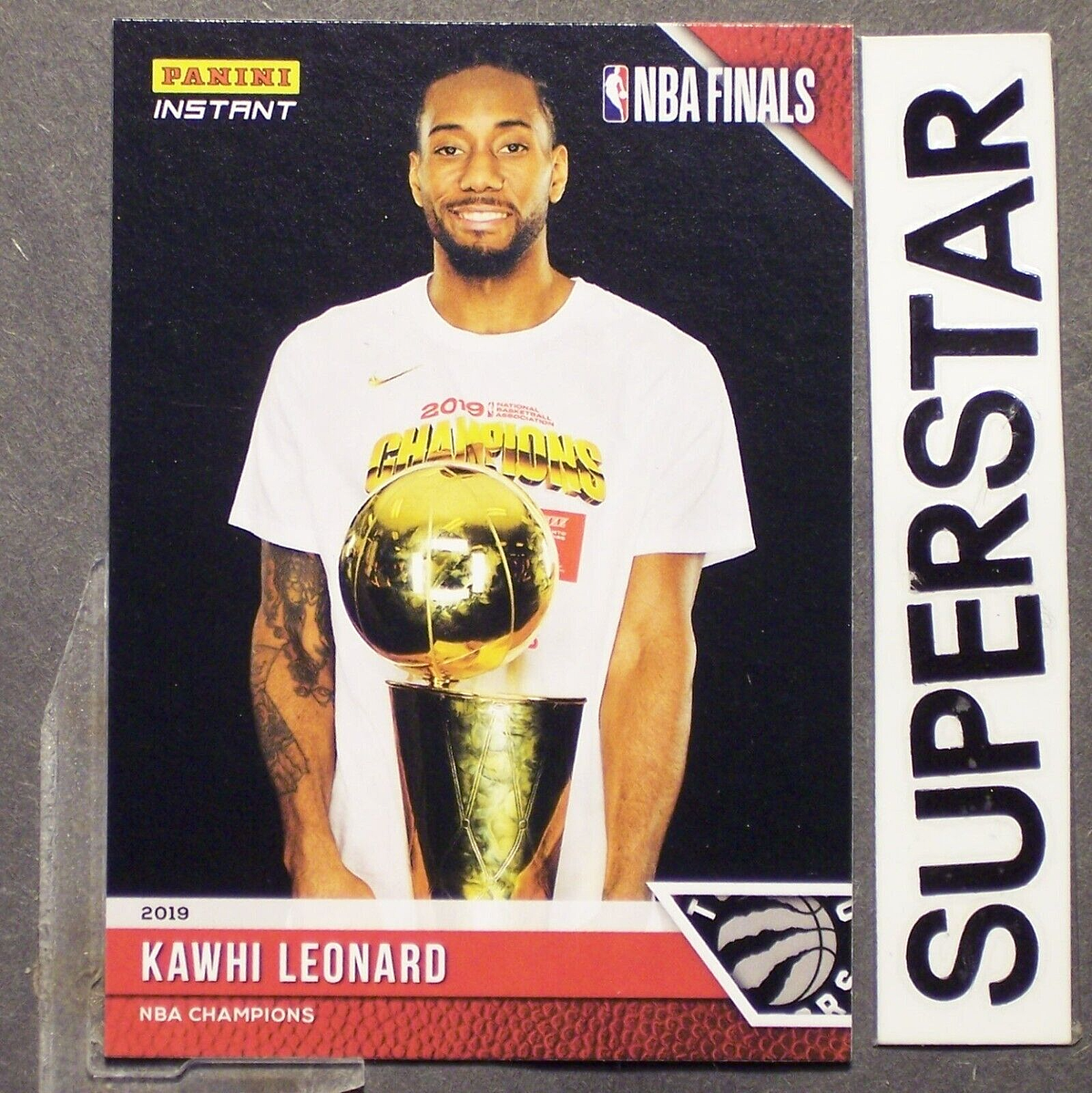カワイ・レナード　26cm KAWHI LEONARD 2018/19 Panini Instant NBA Finals MVP #26