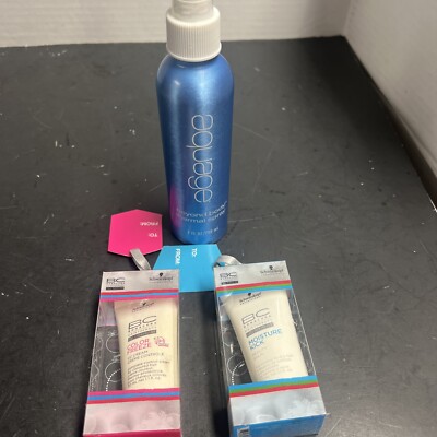 Aquage Beyond Body Sealing Spray 7oz + 2 Bonacure Hair Therapy Treatments NEW
