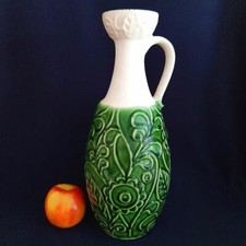 Très rare vase design noble relief années 60 Bay céramique forme 77 30 WGP