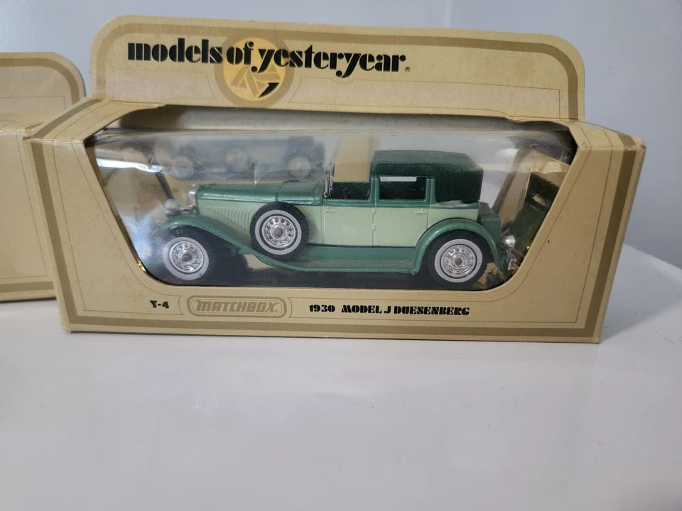Matchbox Models Of Yesteryear Y16 1928 Mercedes Benz SS y-4 1930 model j. Duesen - Image 2 of 4