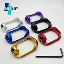 Flared Magwell and Enhanced Base For Glock Gen 5 G19 Anodized Aluminum Black Sil