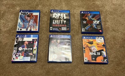 PlayStation 4 Games: Call of Duty: Vanguard, WWE 2K22 and More! READ DESCRIPTION