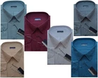 Plain King Size Long Sleeve Shirt Formal Casual Button Up w/ Pocket by Tom Hagan