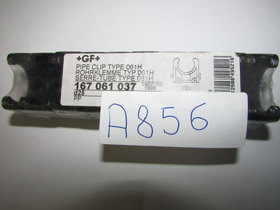 10 Stück Georg Fischer PIPE CLIP Typ061H D25 PP 167061037 PP (A856)