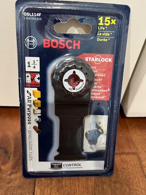 Bosch OSL114F Starlock 1-1/4'' Oscillating Multi-Purpose Plunge Cut Blade