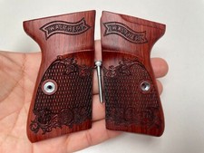 New Hardwood Grip for Walther PP, PPK/S Interarm.380 ACP, 22LR flower art design